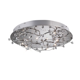 Fia Crystal Ceiling Lights Diyas Flush Crystal Fittings Fia Crystal Ceiling Lights Diyas Flush Crystal Fittings